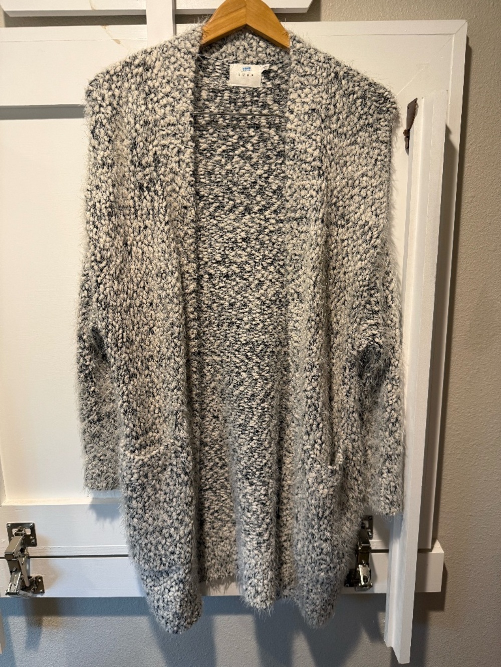 Lush Oversized Chunky Knit Cardigan Sweater with Pockets